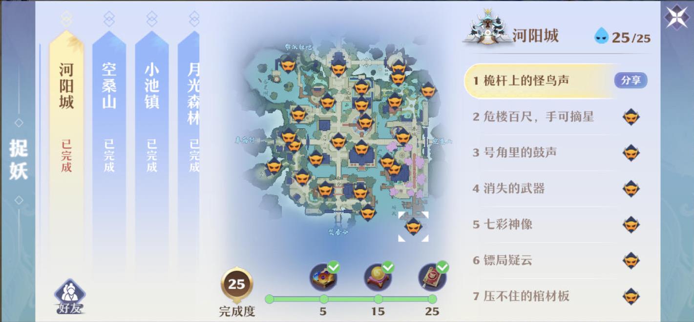 梦幻新诛仙河阳城探灵25个位置在哪里插图